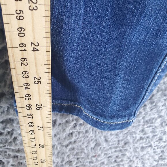 Torrid Jeans Women Size 16R Blue Bombshell Skinny Premium Stretch Button Fly - Picture 9 of 12
